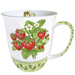 Ambiente Mug Tea / Coffee Season Fruit Strawberry ca. 0.4L