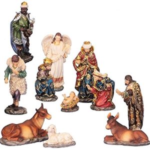11-Piece Nativity Figurine Set