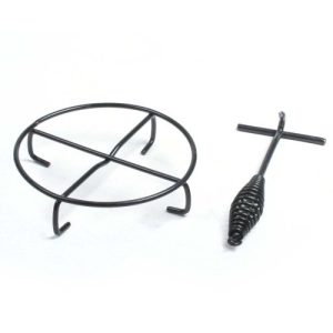 ToCis Big BBQ Dutch Oven Made from Cast Iron, Ready Baked Cooking Pot Made of Cast Iron – With Lid Lifter, Lid or Pot Stand – With and without Feet